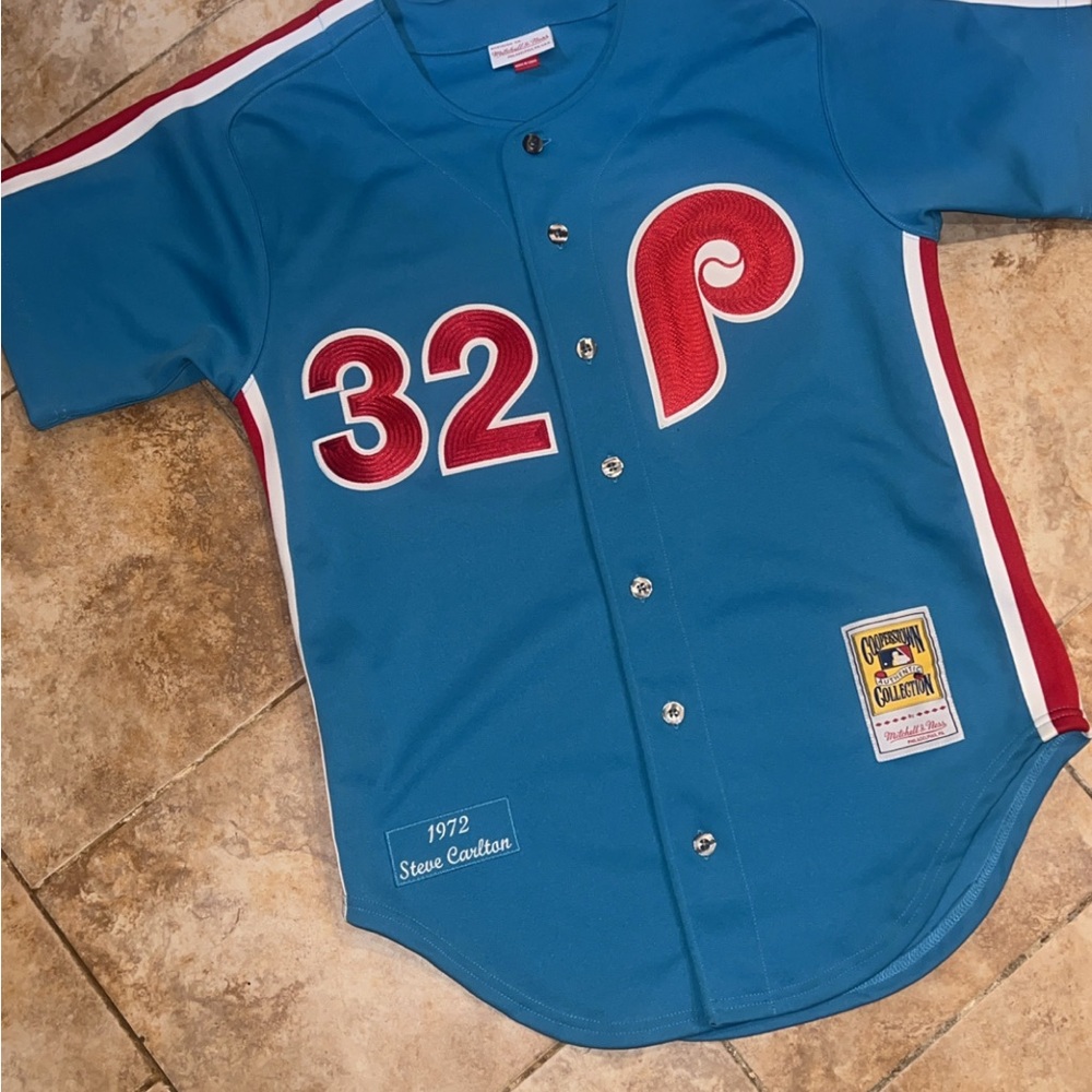 Mitchell Ness Phillies Authentic Jersey - Picture 2 of 11